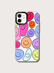 Cartoon Face Clear Phone Case - Lasercutwraps Shop