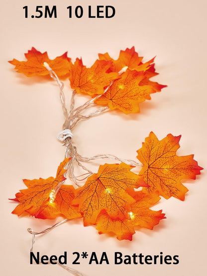 10 LED 2M Maple Leaf String Light - Lasercutwraps Shop