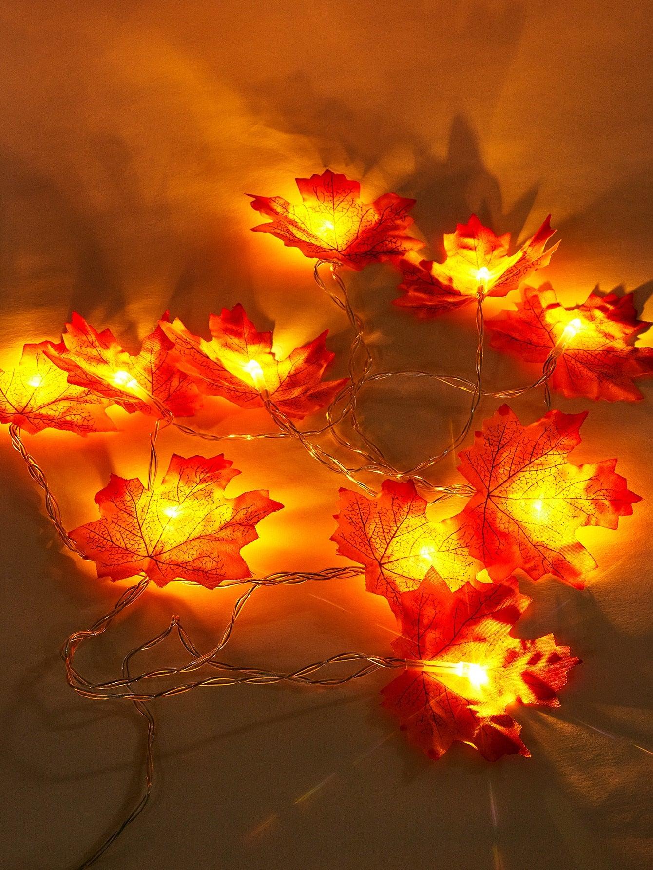 10 LED 2M Maple Leaf String Light - Lasercutwraps Shop