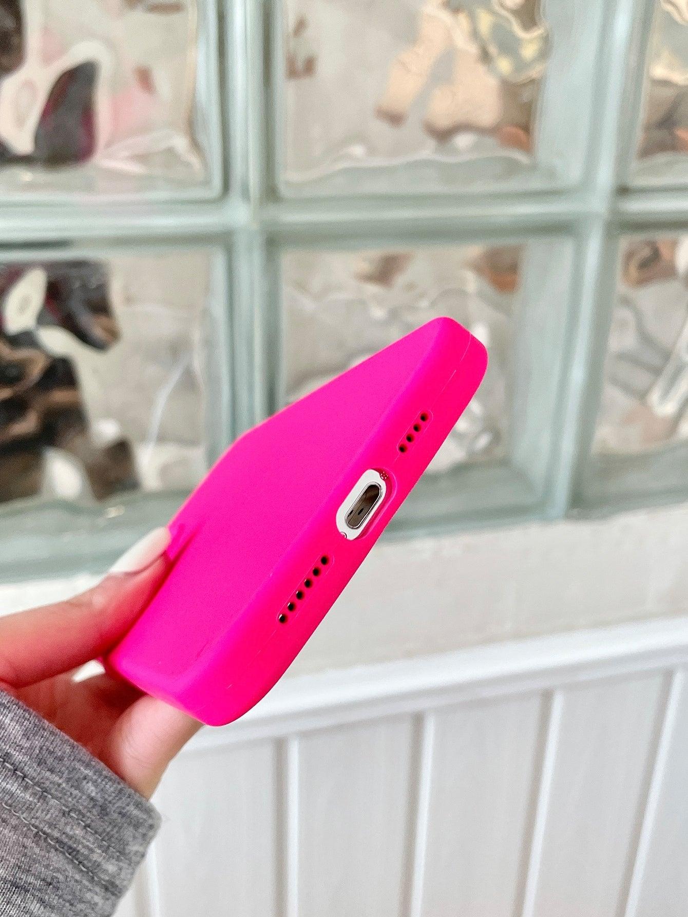 Hot Pink Silicone Phone Case – Lasercutwraps Shop