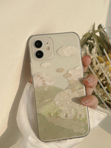 Mushroom Painted Phone Case - Lasercutwraps Shop