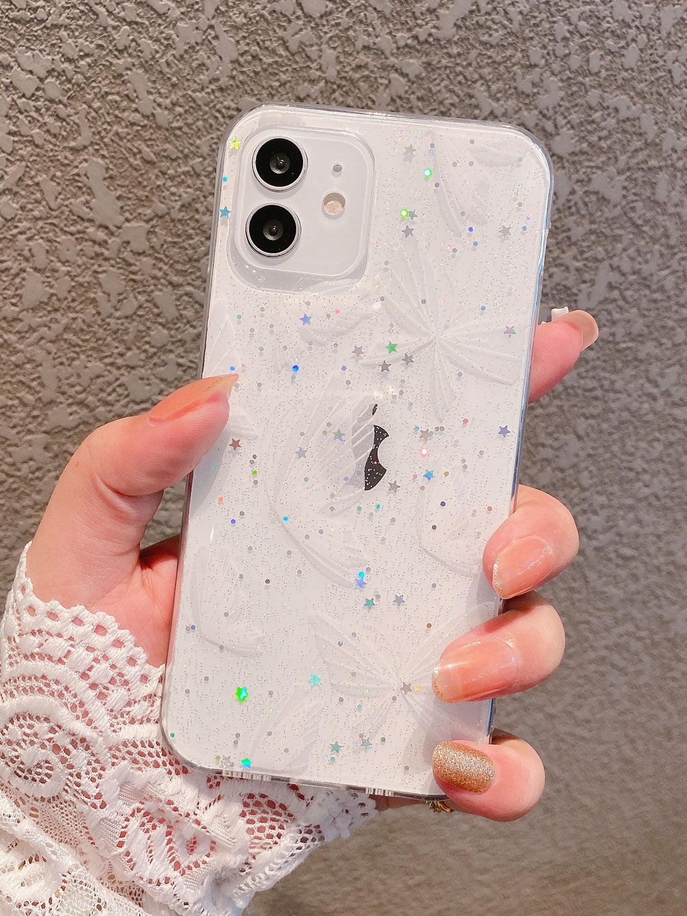 Butterfly Painted Clear Phone Case - Lasercutwraps Shop