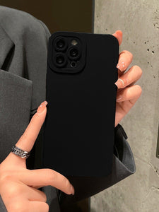 Black Plain Phone Case - Lasercutwraps Shop