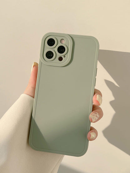 Olive Green Plain Phone Case - Lasercutwraps Shop