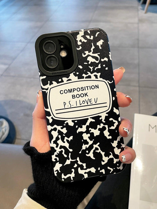 Letter Graphic Phone Case - Lasercutwraps Shop