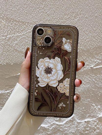 Flower Print Phone Case - Lasercutwraps Shop