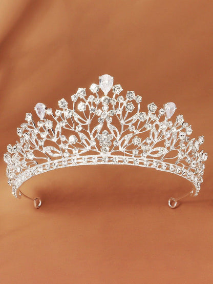 Rhinestone Crown Bridal Headwear - Lasercutwraps Shop