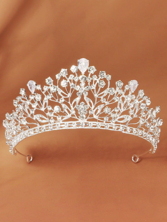 Rhinestone Crown Bridal Headwear - Lasercutwraps Shop