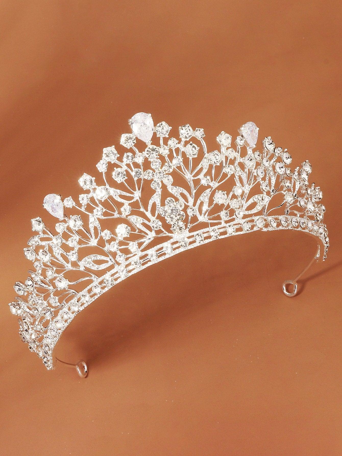 Rhinestone Crown Bridal Headwear - Lasercutwraps Shop