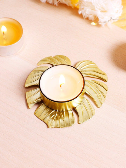 1pc Leaf Design Candle Holder - Lasercutwraps Shop