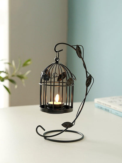 1pc Birdcage Shaped Candle Holder - Lasercutwraps Shop