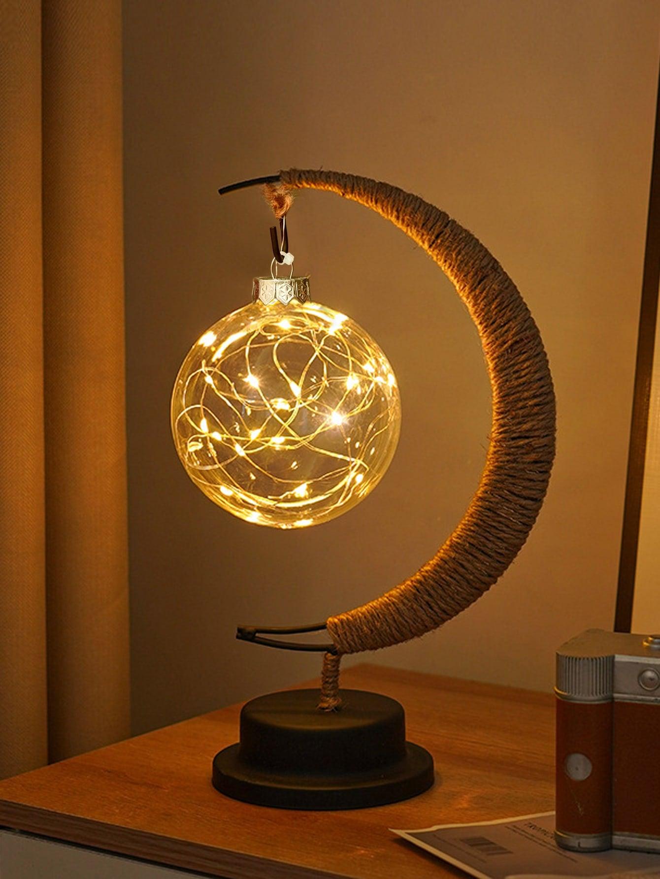 Moon Design Table Lamp - Lasercutwraps Shop