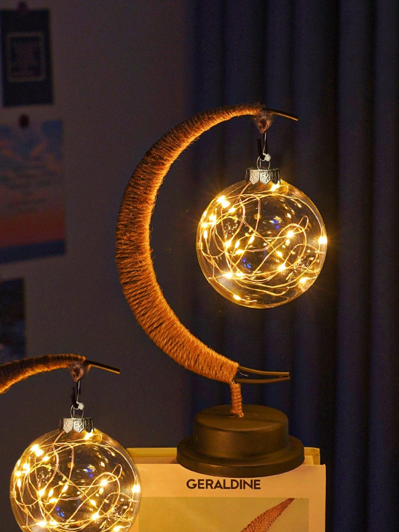 Moon Design Table Lamp - Lasercutwraps Shop