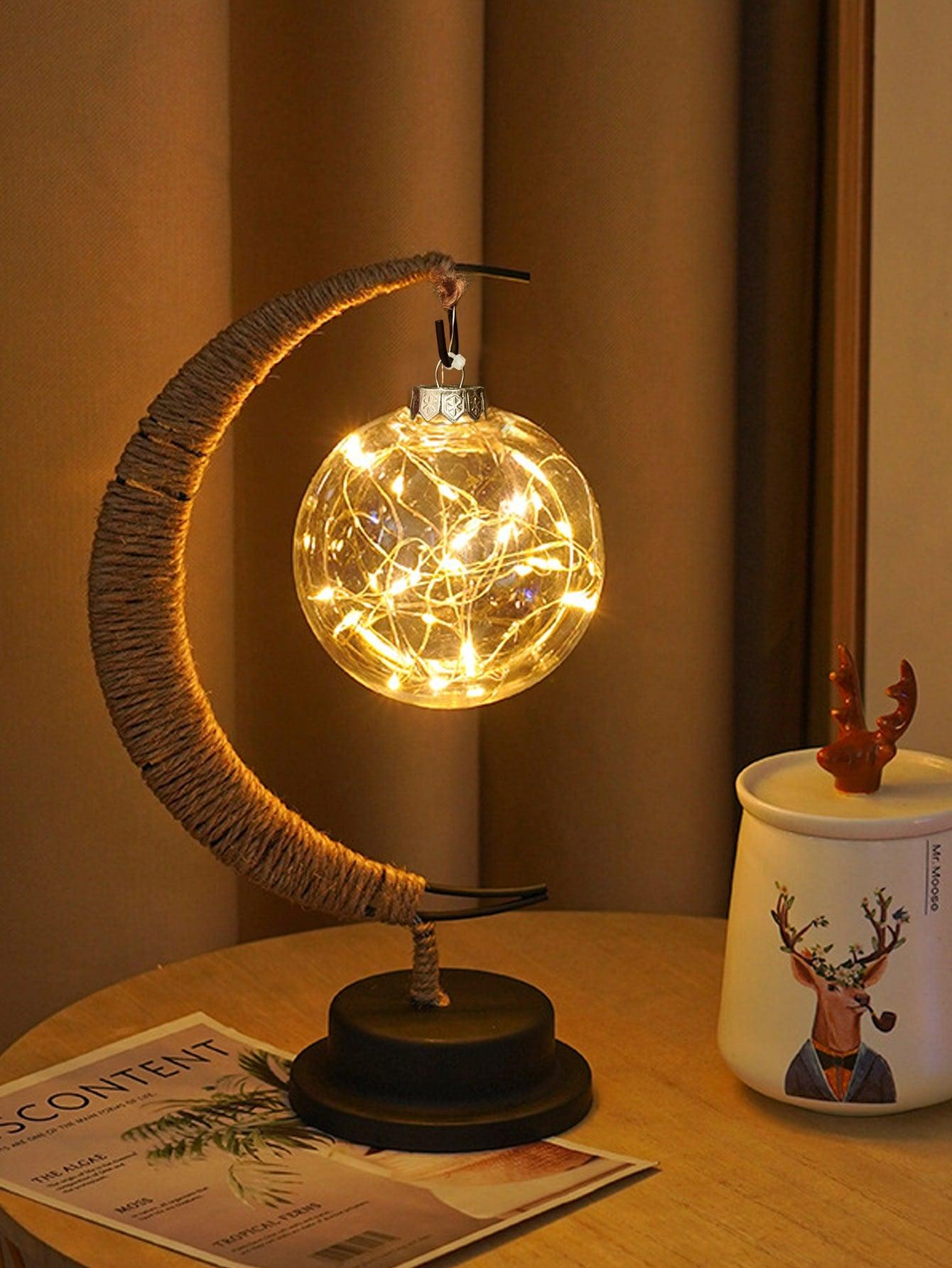 Moon Design Table Lamp - Lasercutwraps Shop