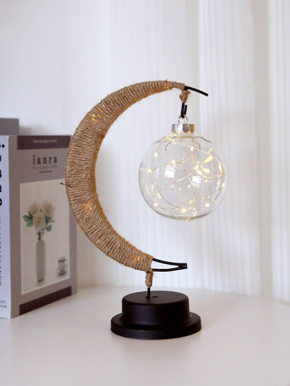 Moon Design Table Lamp - Lasercutwraps Shop