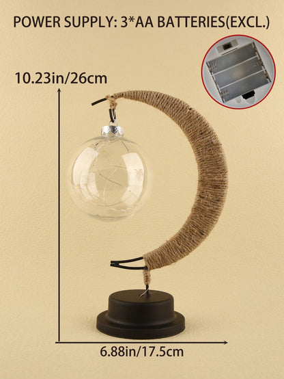 Moon Design Table Lamp - Lasercutwraps Shop