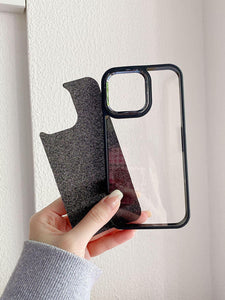 Contrast Frame Clear Phone Case With Laser Paper - Lasercutwraps Shop