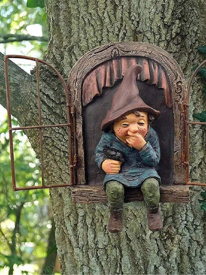 1pc Gnome Shaped Garden Statue - Lasercutwraps Shop