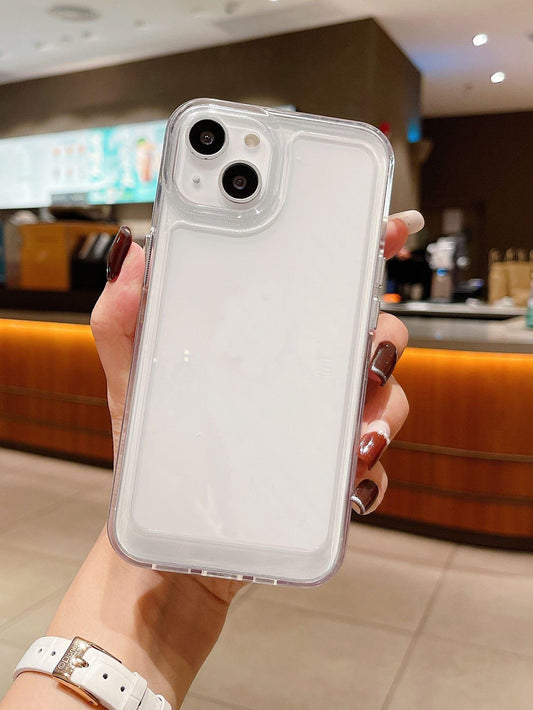 Contrast Frame Clear Phone Case - Lasercutwraps Shop
