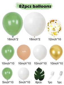99pcs Mixed Pattern Balloon Set - Lasercutwraps Shop