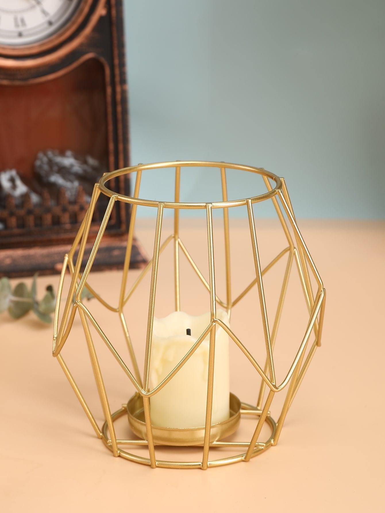 Metal Geometric Shaped Candle Holder - Lasercutwraps Shop