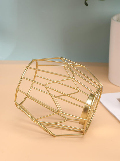 Metal Geometric Shaped Candle Holder - Lasercutwraps Shop