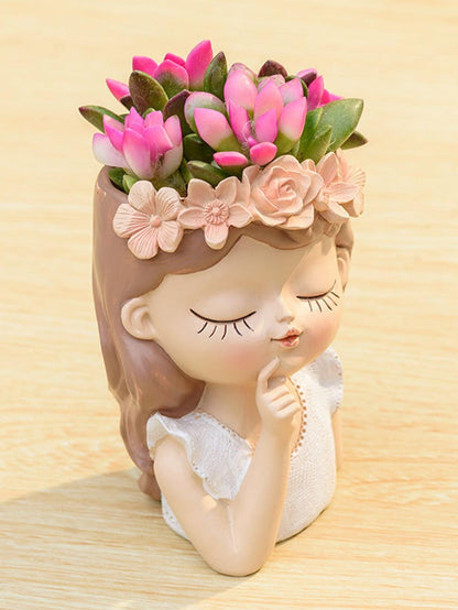 1pc Flower Decor Figure Shaped Garden Ornament - Lasercutwraps Shop