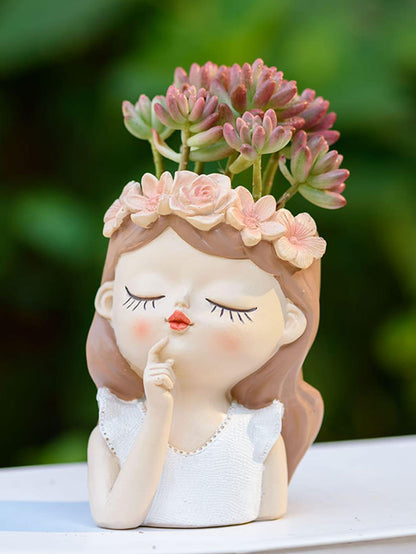 1pc Flower Decor Figure Shaped Garden Ornament - Lasercutwraps Shop