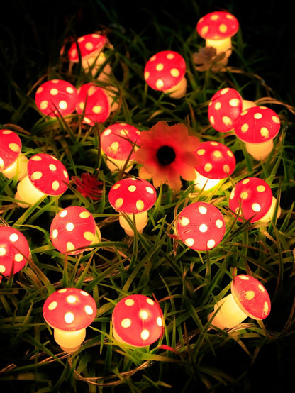 10/20 Led 1.5/3M Mushroom Design String Light - Lasercutwraps Shop