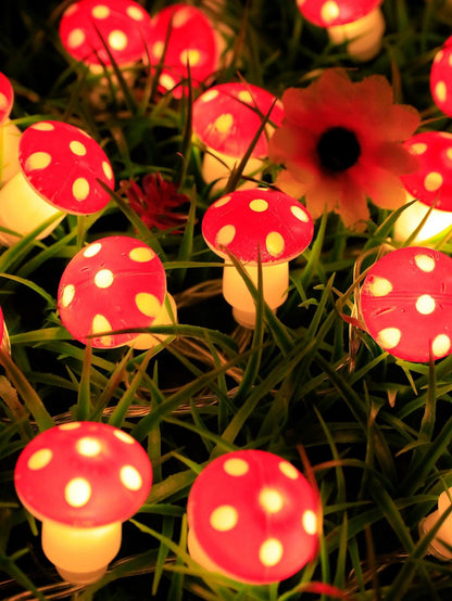 10/20 Led 1.5/3M Mushroom Design String Light - Lasercutwraps Shop