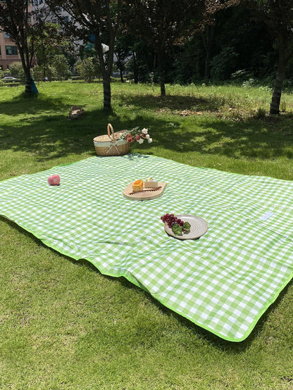 1pc Plaid Pattern Picnic Mat - Lasercutwraps Shop