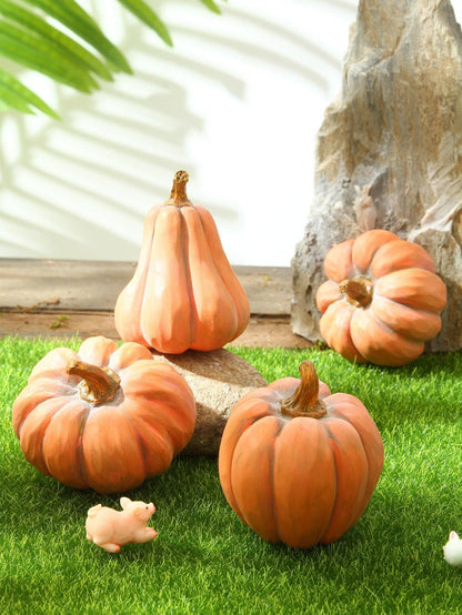 4pcs Pumpkin Design Decorative Statue - Lasercutwraps Shop