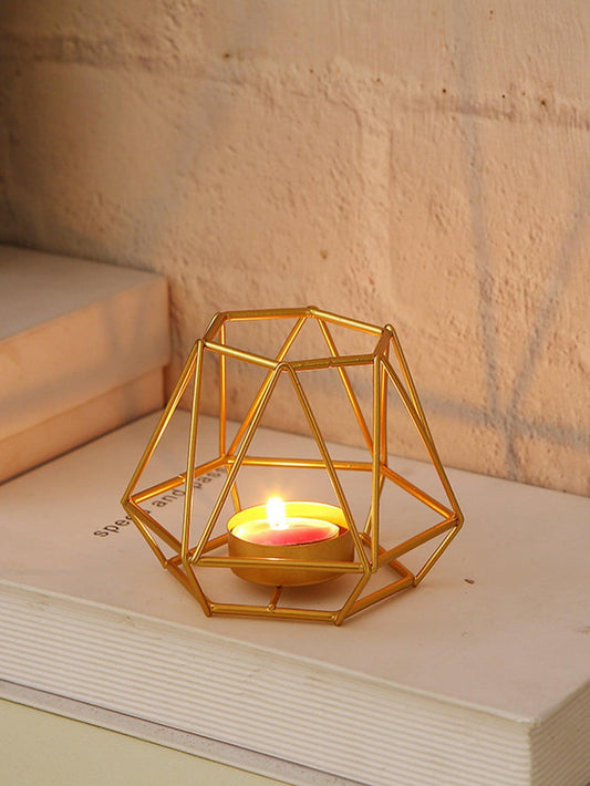 1pc Hollow Geometric Candle Holder - Lasercutwraps Shop