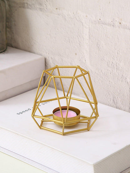 1pc Hollow Geometric Candle Holder - Lasercutwraps Shop