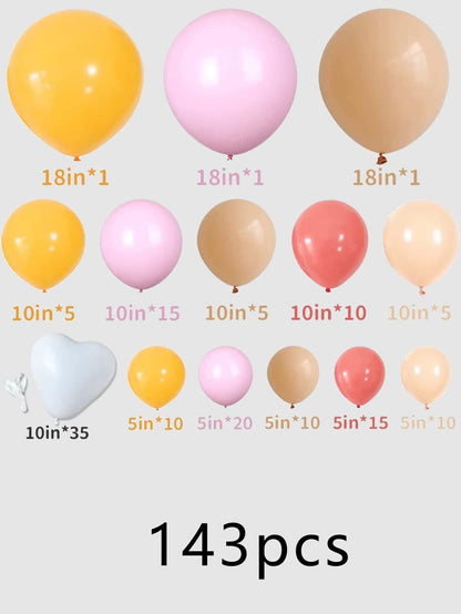 143pcs Mixed Color Balloons - Lasercutwraps Shop