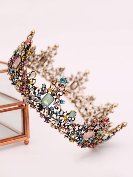 Rhinestone Decor Bridal Crown - Lasercutwraps Shop