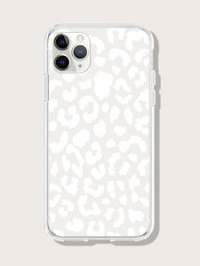 Leopard Clear Phone Case - Lasercutwraps Shop