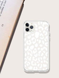 Leopard Clear Phone Case - Lasercutwraps Shop