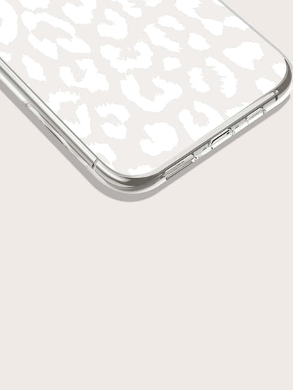 Leopard Clear Phone Case - Lasercutwraps Shop