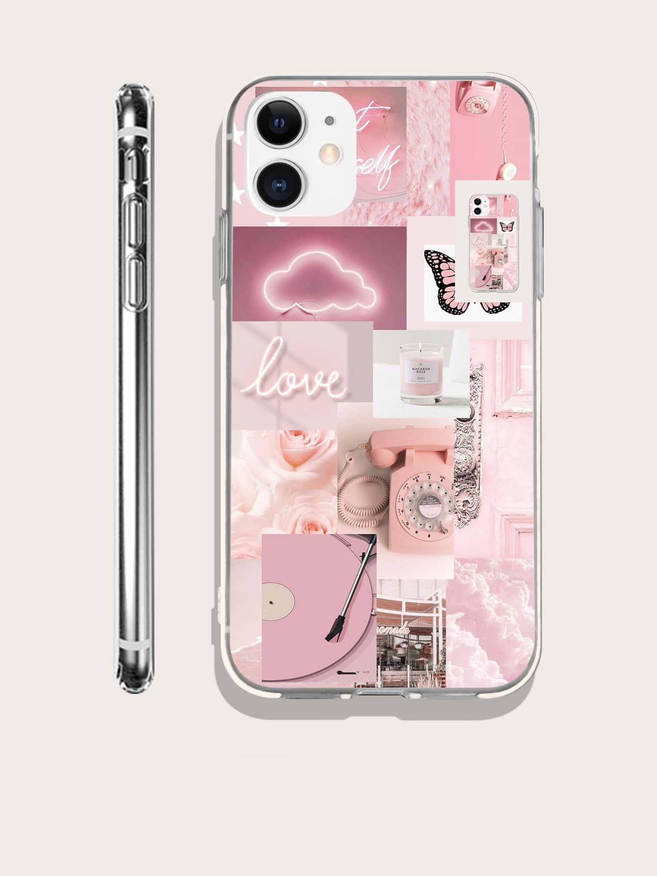 Pink Shein Iphone Xr Aesthetic Collage Phone Case Lasercutwraps Shop Pink Shein Iphone Xr Aesthetic Collage Phone Case Lasercutwraps Shop