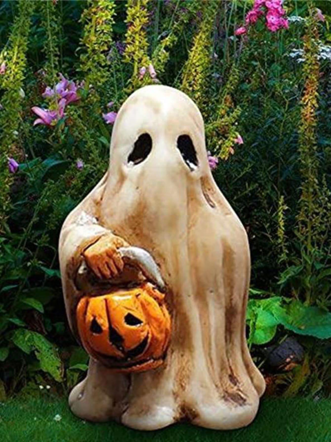 1pc Halloween Ghost & Pumpkin Design Decoration Craft - Lasercutwraps Shop