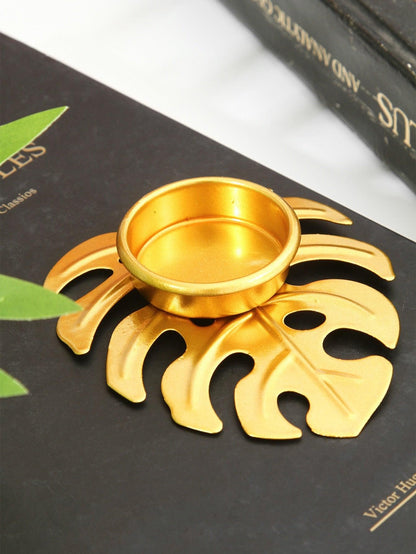 1pc Leaf Design Candle Holder - Lasercutwraps Shop