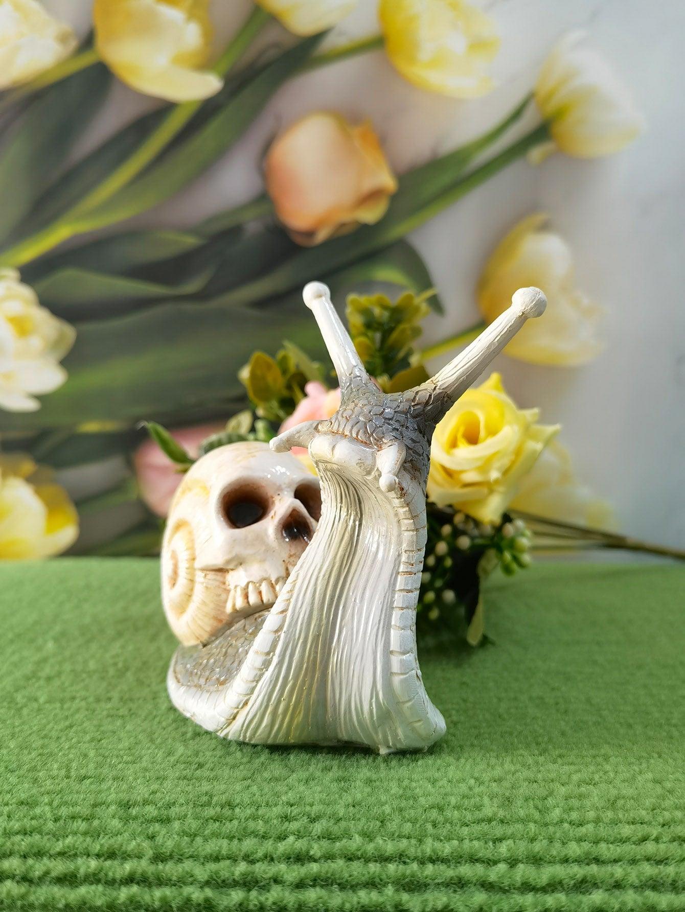 1pc Skull Decor Snail Design Garden Decoration - Lasercutwraps Shop