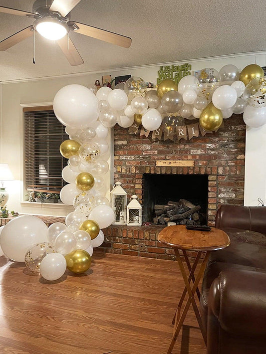 134pcs Sequin Decor Balloon Garland - Lasercutwraps Shop