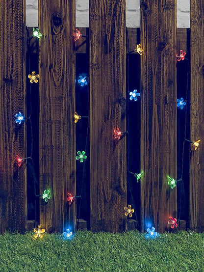 String Light With 20pcs Flower Shaped Bulb - Lasercutwraps Shop