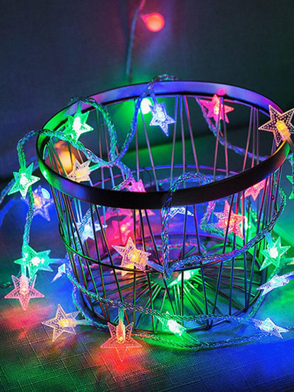 20pcs Star Shaped String Light - Lasercutwraps Shop