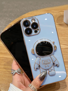 Cartoon Astronaut Decor Phone Case - Lasercutwraps Shop