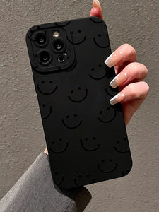 Smile Face Pattern Phone Case - Lasercutwraps Shop
