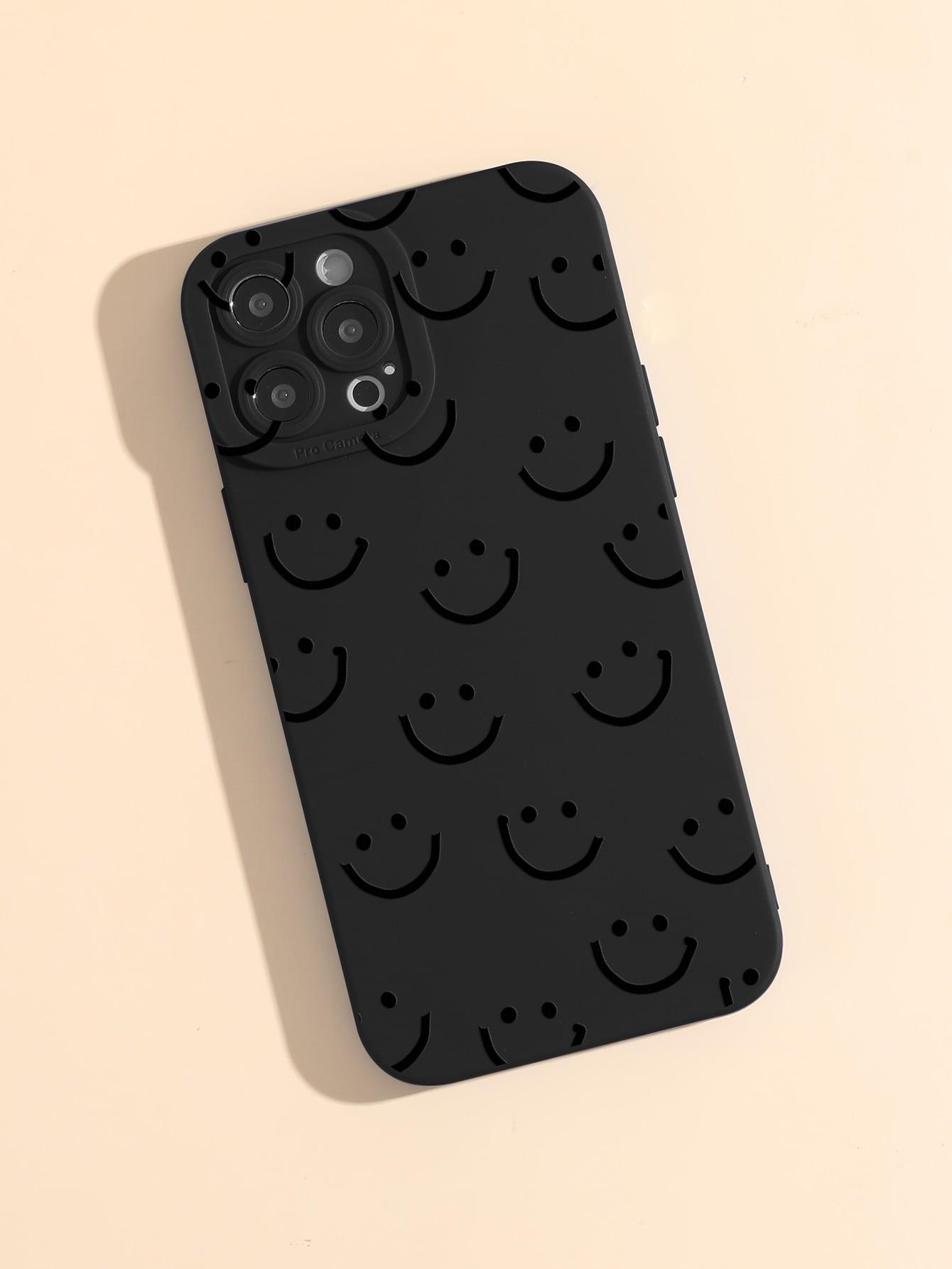 Smile Face Pattern Phone Case - Lasercutwraps Shop