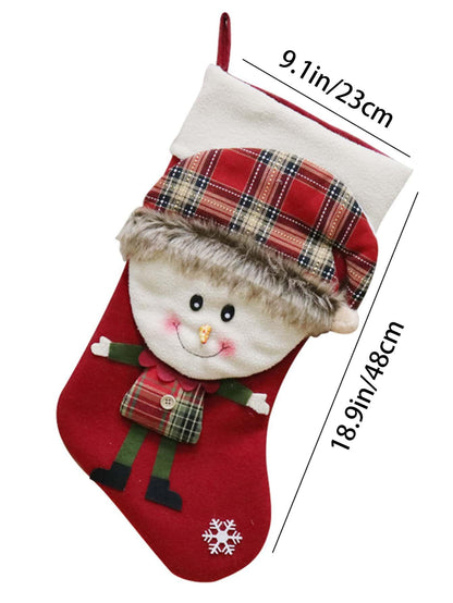 1pc Cartoon Design Christmas Stocking Decoration - Lasercutwraps Shop